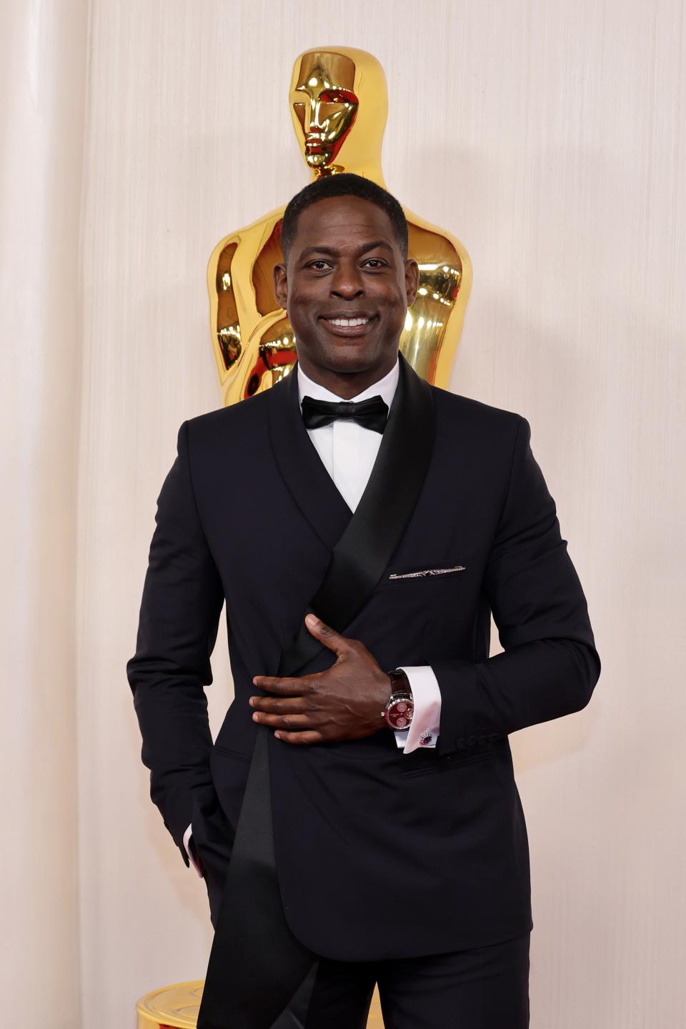 HOLLYWOOD, CALIFORNIA - MARCH 10: Sterling K. Brown attends the 96th Annual Academy Awards on March 10, 2024 in Hollywood, California. (Photo by Aliah Anderson/Getty Images)