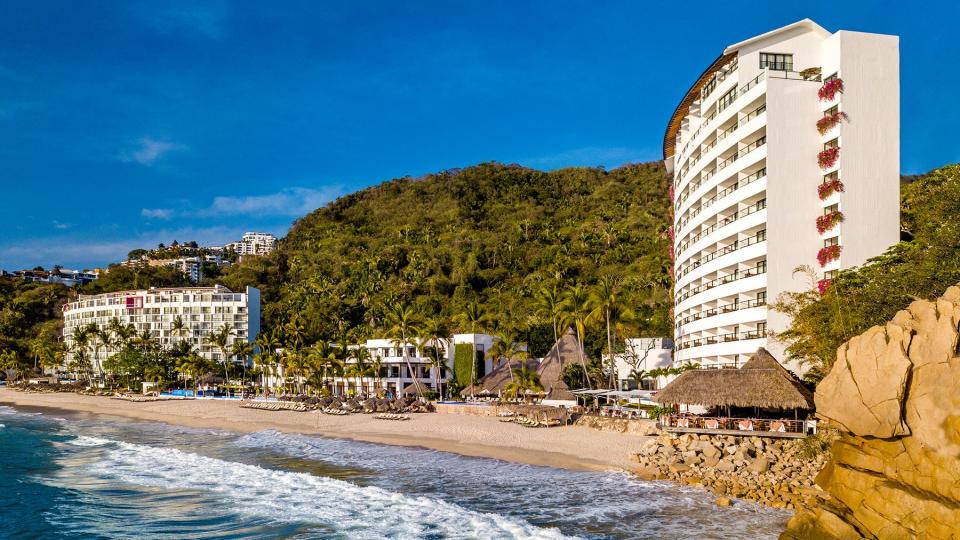 Hyatt Ziva Puerto Vallarta seen from the beach