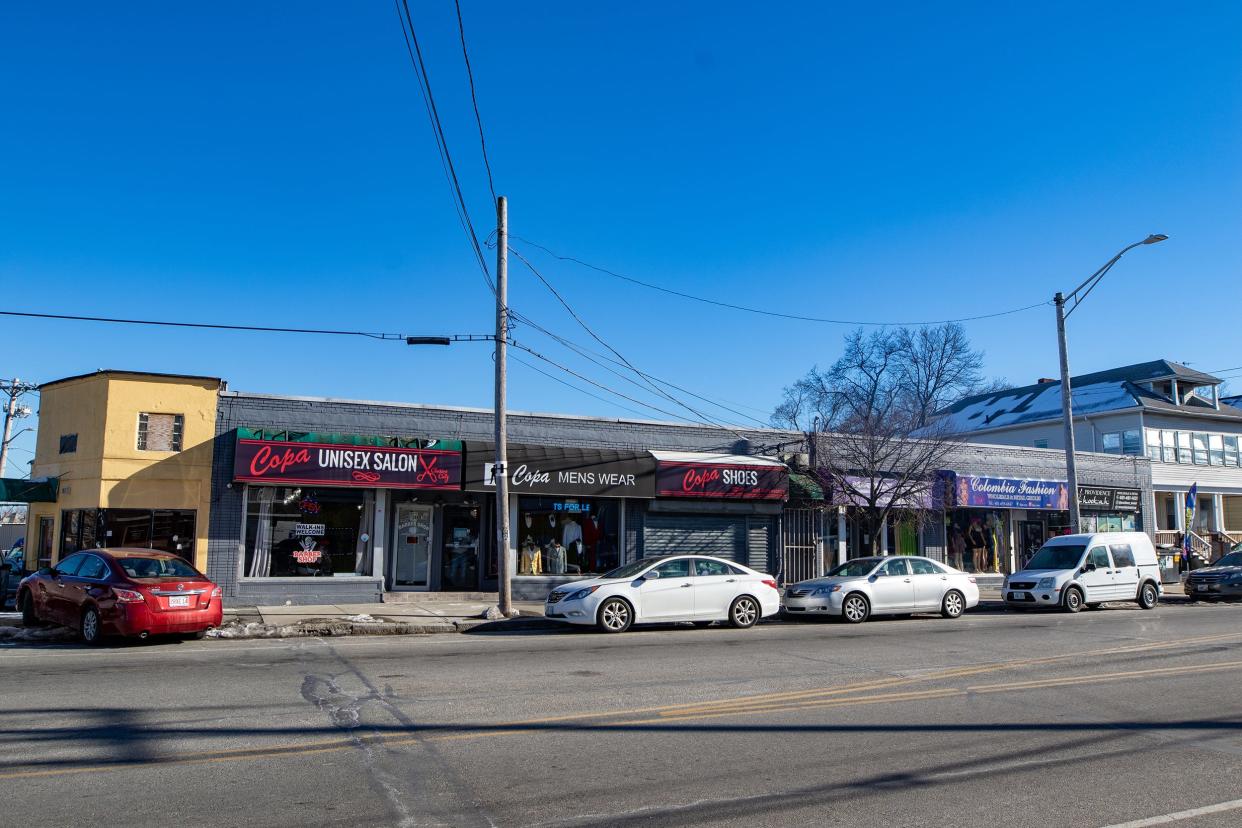 This small strip mall could soon become a four-story mixed-use building with 21 apartments. Developments like this would be possible throughout the state with the proposed bill.