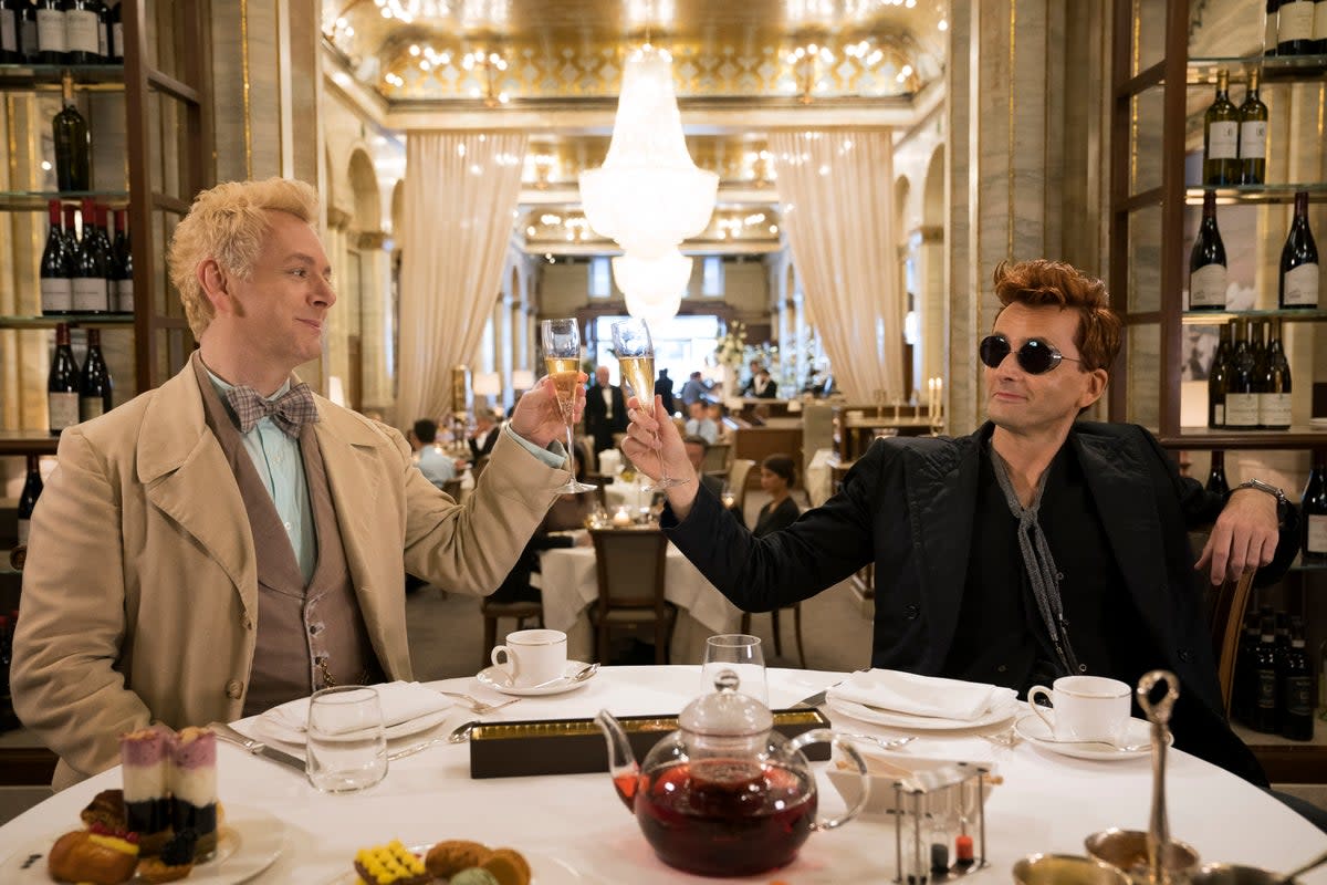 Michael Sheen and David Tennant in Amazon’s Good Omens (Amazon Prime Video)