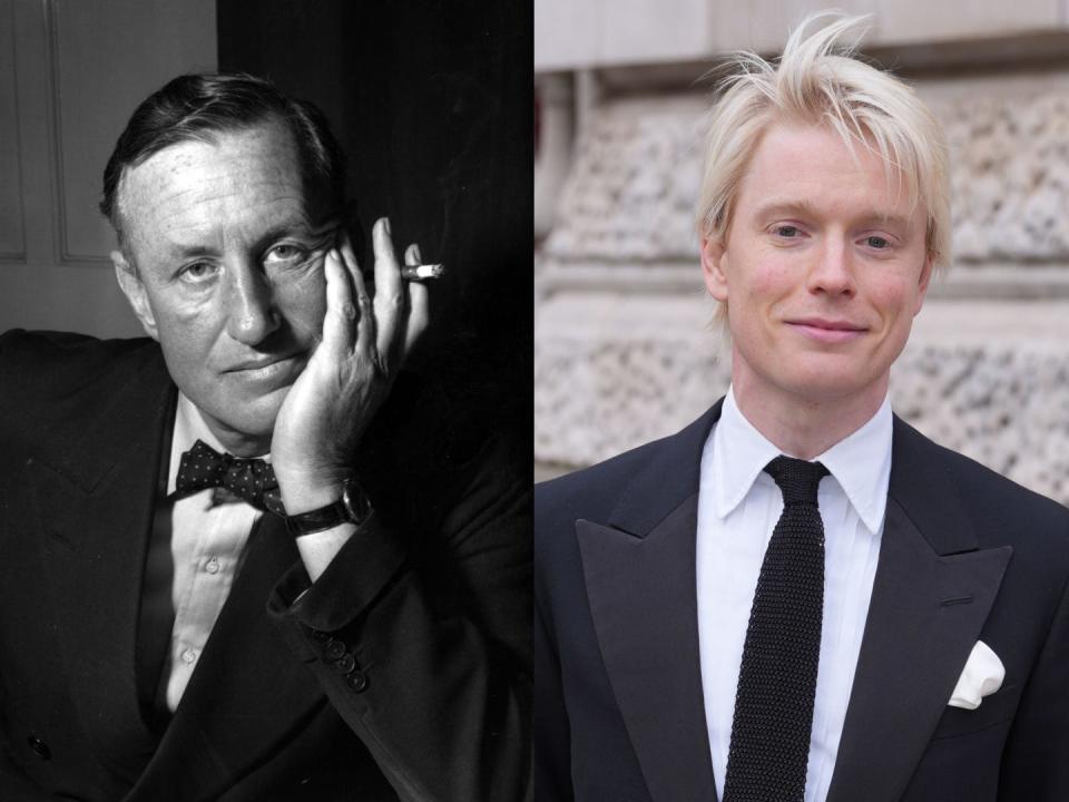 Ian Fleming and Freddie Fox