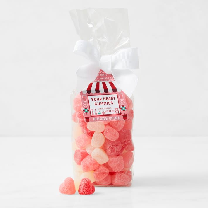 <p><a href="https://go.redirectingat.com?id=74968X1596630&url=https%3A%2F%2Fwww.williams-sonoma.com%2Fproducts%2Fvalentines-day-sour-heart-candy&sref=https%3A%2F%2Fwww.thepioneerwoman.com%2Fholidays-celebrations%2Fg38484071%2Fbest-valentines-day-candy-to-buy%2F" rel="nofollow noopener" target="_blank" data-ylk="slk:Shop Now;elm:context_link;itc:0;sec:content-canvas" class="link ">Shop Now</a></p><p>Williams Sonoma Valentine Sour Heart Gummies </p><p>williams-sonoma.com</p><p>$16.95</p><span class="copyright">Williams Sonoma</span>