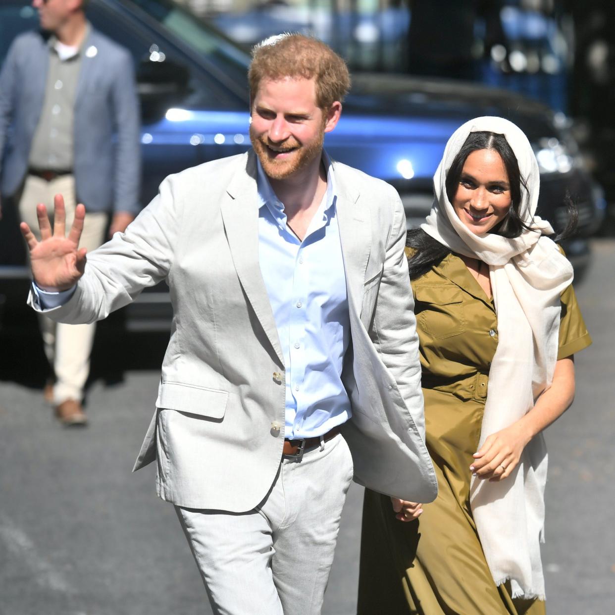 The Duke and Duchess Of Sussex Visit Auwal Mosque during their South Africa tour - WireImage