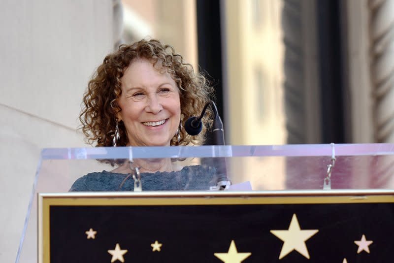 Rhea Perlman speaks at a star unveiling ceremony at the Hollywood Walk of Fame in Los Angeles on May 1, 2019. The actor turns 76 on March 31. File Photo by Chris Chew/UPI