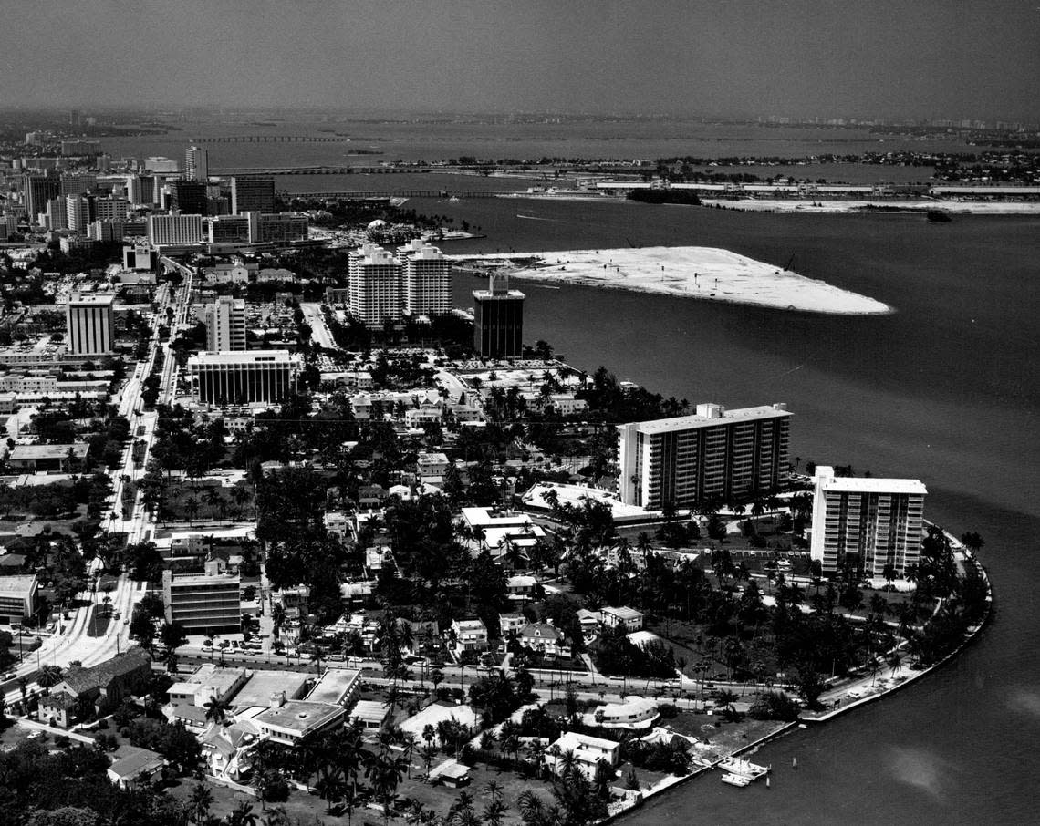 Brickell Point aerial view.