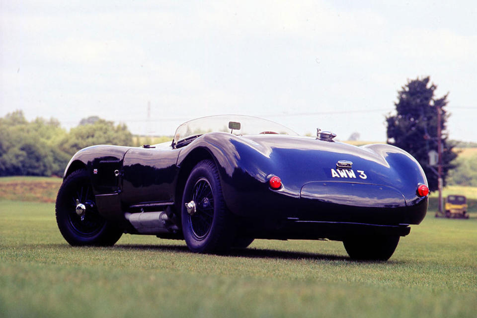 <p>Spare of line, curvily aerodynamic with a hint of raw power from its exposed exhaust, the C-Type was built to race and looked it.</p>