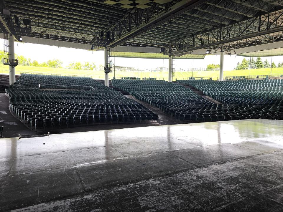View from the stage: Pine Knob Music Theatre awaits another busy summer of concertgoers filling the seats in Clarkston.