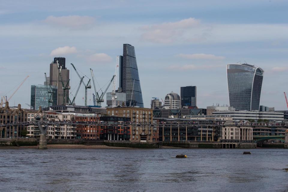 The Cheesegrater and Walkie-Talkie can be seen on London's skyline (PA Archive/PA Images)