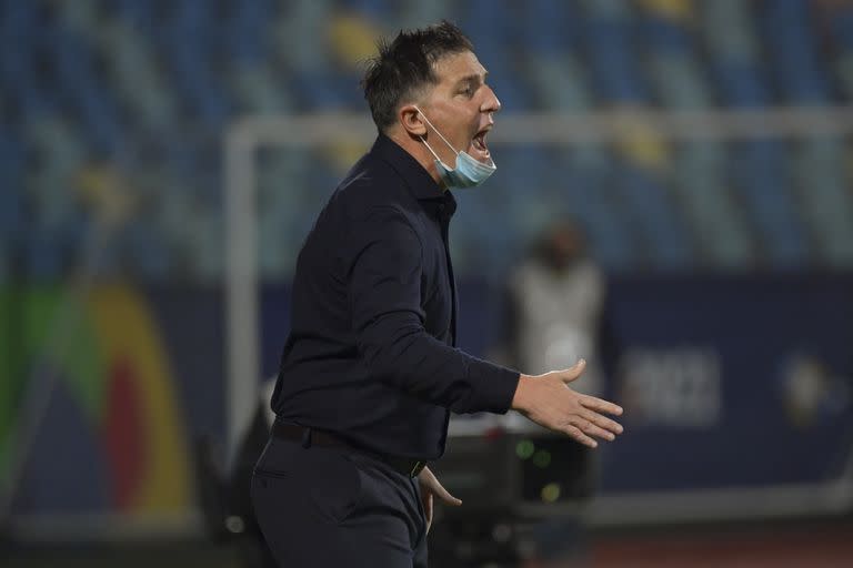 Festejo para el argentino Eduardo Berizzo: el DT de Paraguay terminó con una mala racha de la Albirroja en la Copa América