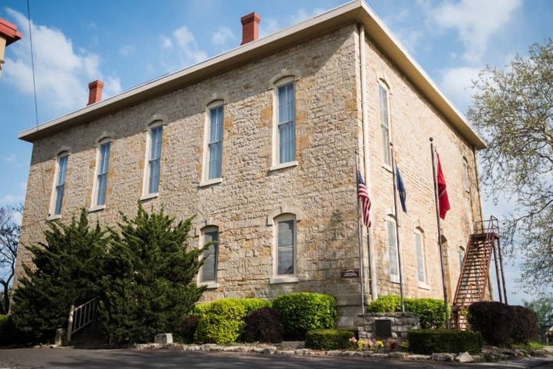 The Territorial Capital Museum is in a building that was intended to be the Kansas Capitol before Topeka was designated as the state capital. It instead housed Lane University in Lecompton.