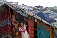 Rohingya refugees are pictured in a camp in Cox's Bazar, Bangladesh, September 20, 2017. REUTERS/Cathal McNaughton