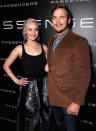 <p>Lawrence appeared at the exhibitors’ convention in Las Vegas with Chris Pratt, her co-star in the sci-fi drama <i>Passengers</i> due in theaters later this year. <i>(Photo: Todd Williamson/Getty Images)</i></p>