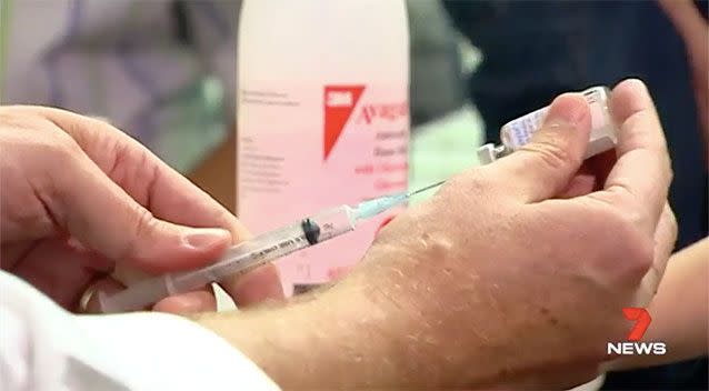 Acting Health Minister Martin Foley said not vaccinating children placed their lives, and public health, at risk. Picture: 7 News