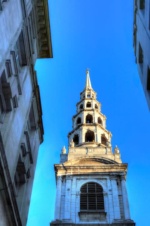 St Bride’s (still known as the journalists’ church)