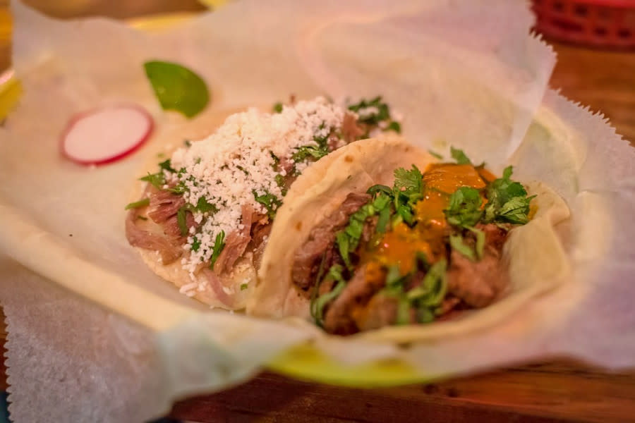 <b>Photo: david g./<a href="https://yelp.com/biz_photos/por-que-no-taqueria-portland-2?utm_campaign=c4f8f3a1-b028-4281-aa1c-a1e444d21c0e%2C1df4aeba-cf62-4527-bd32-8b55faa55f44&utm_medium=81024472-a80c-4266-a0e5-a3bf8775daa7" rel="nofollow noopener" target="_blank" data-ylk="slk:Yelp;elm:context_link;itc:0;sec:content-canvas" class="link ">Yelp</a></b>