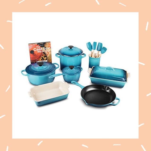 T-Fal Simply Cook 6pc Nonstick Aluminum Cookware Set Blue