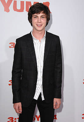 Logan Lerman at the Los Angeles premiere of Lionsgate Films' 3:10 to Yuma