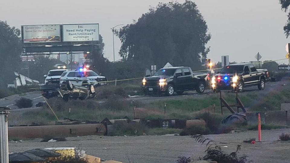 An armed suspect died after firing shots at Fresno County deputies south of Fresno, California. It’s not yet clear how the suspect died.