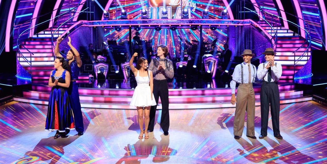 strictly come dancing finalists ellie, bobby and leyton