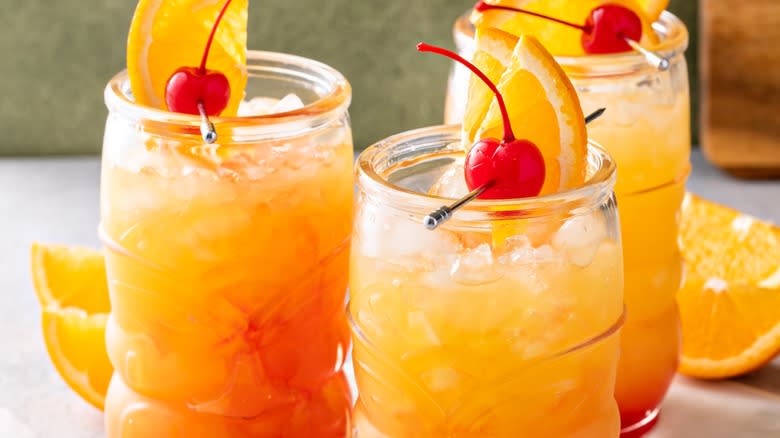 tropical rum punch