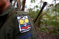 Carlos, a member of the 51st Front of the Revolutionary Armed Forces of Colombia (FARC), is seen at a camp in Cordillera Oriental, Colombia, August 16, 2016. REUTERS/John Vizcaino