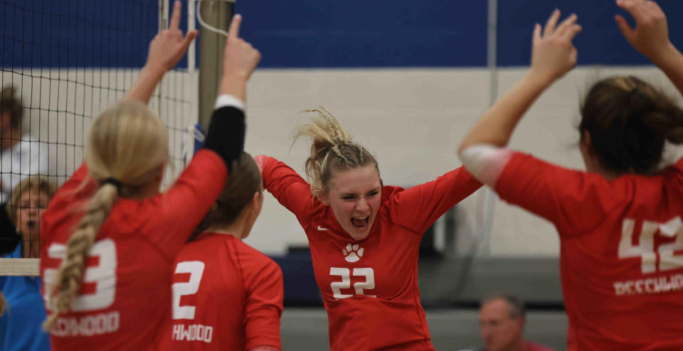 Beechwood's Isabel O'Brien (22) led the Tigers in 2023 with 237 kills.