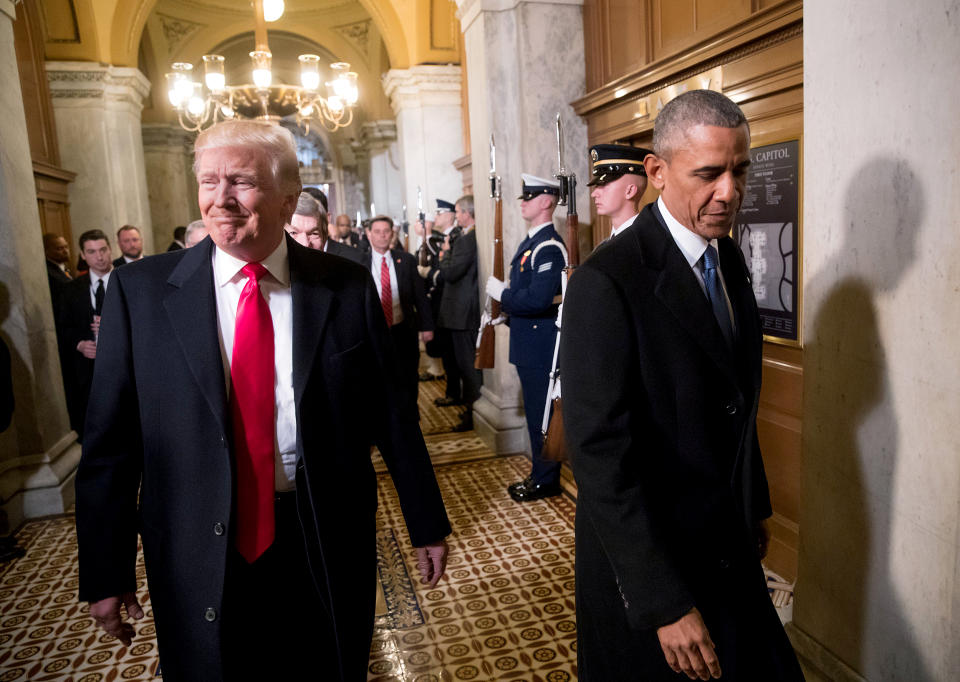 Image: FILE PHOTO - Donald Trump Is Sworn In As 45th President Of The United States (J. Scott Applewhite / Pool via Reuters file)