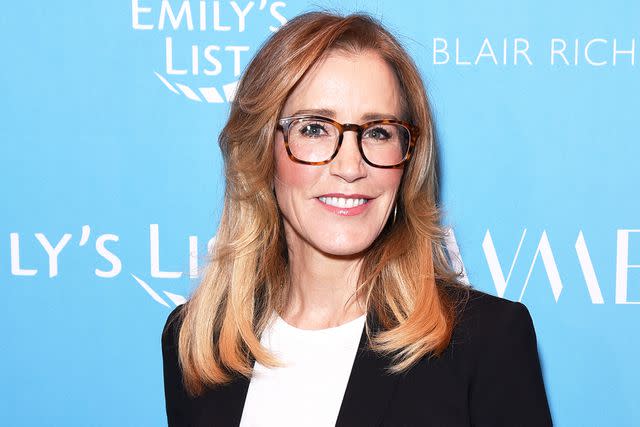 <p>Presley Ann/Getty</p> Felicity Huffman