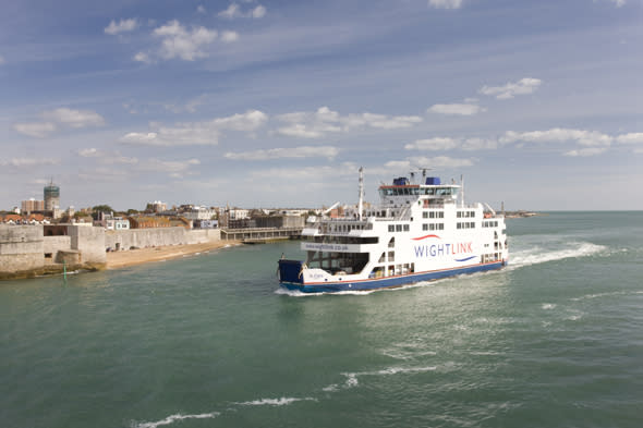 Wightlink / Vessels at Sea / St Clare / Portsmouth Harbour Mouth