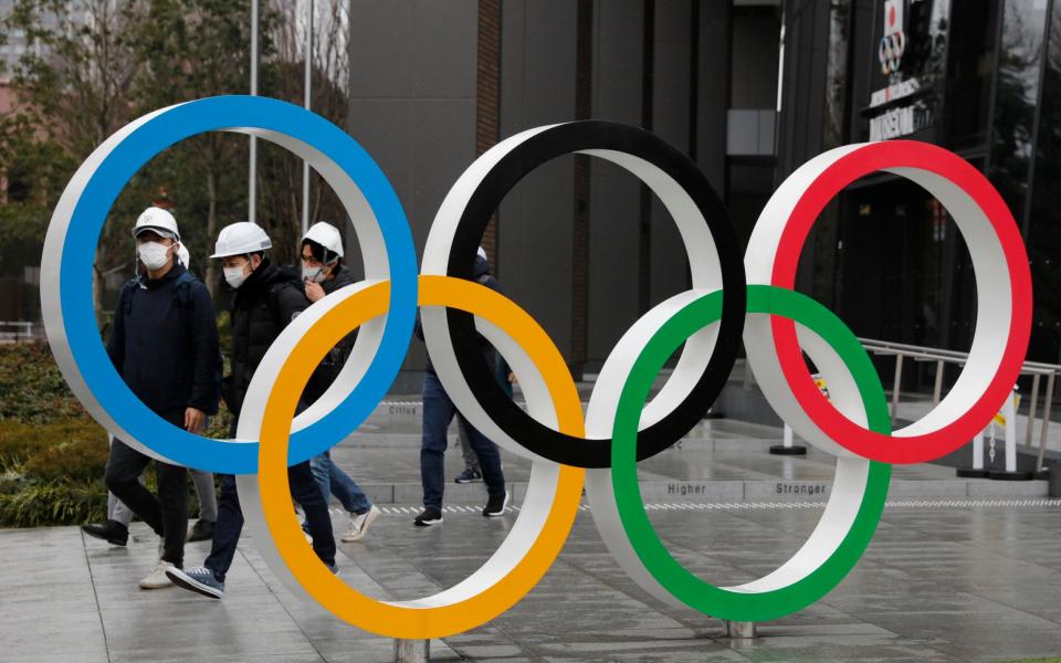 Olympic rings at Tokyo - Team GB to be at full strength for rearranged Tokyo Games as Government confirms Olympic funding - AP