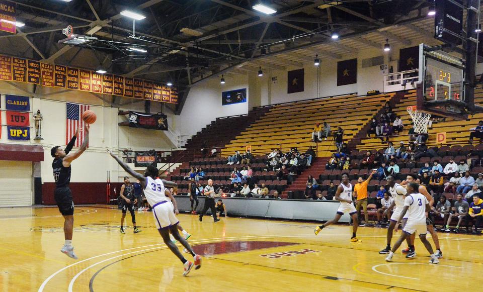 Keystone Academy hosts Flyght Academy on Dec. 9, 2021, at Gannon University's Hammermill Center (now known as the Highmark Events Center). Keystone had two players recently accept Division I basketball scholarships.