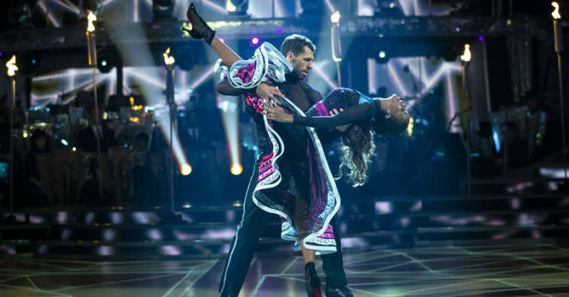 Kelvin Fletcher and Oti Mabuse are favourites to win the show this year (Credit: BBC)