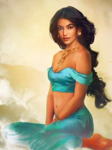 Princess Jasmine from Disney's Aladdin retains her beauty through Jirka's renderings. <br><br>All photos by: <a href="http://www.jirkavinse.wordpress.com" rel="nofollow noopener" target="_blank" data-ylk="slk:jirkavinse.wordpress.com;elm:context_link;itc:0;sec:content-canvas" class="link ">jirkavinse.wordpress.com</a>