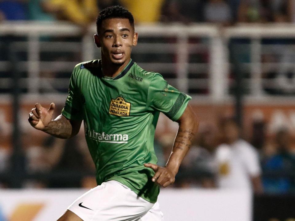 Gabriel Jesus came through at Palmeiras, one of Brazil's biggest clubs (Getty)