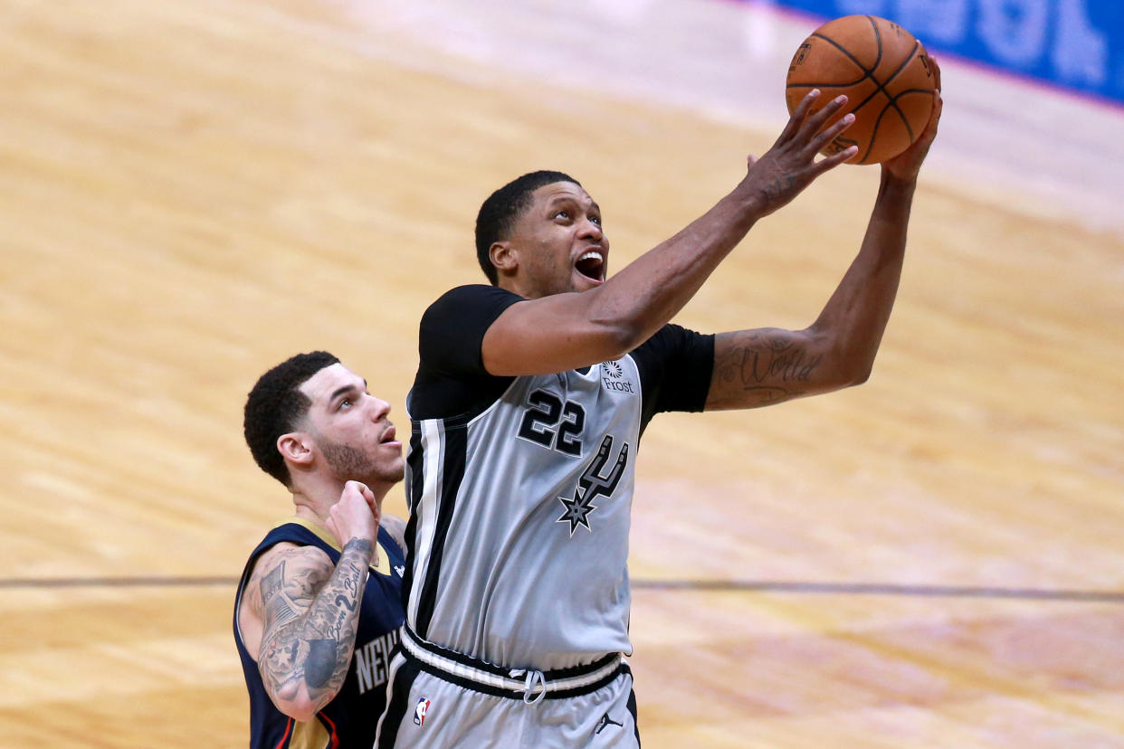 Rudy Gay with the Spurs.