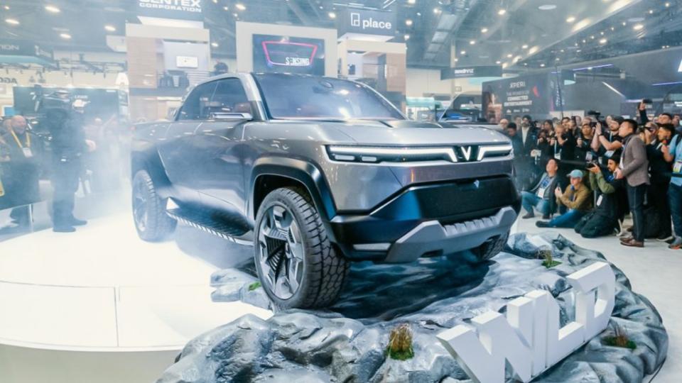 Wild Concept純電皮卡概念車是VinFast在2024 CES上的另一大亮點。(圖片來源/ VinFast)
