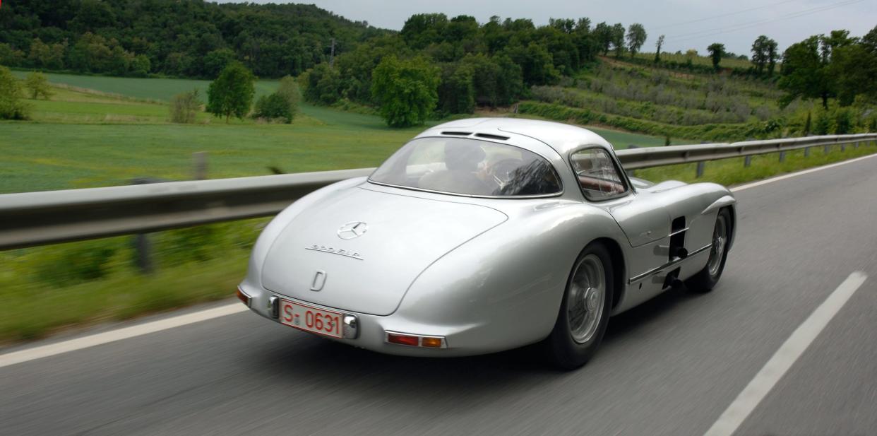 1955 Mercedes-Benz 300 SLR Coupe.