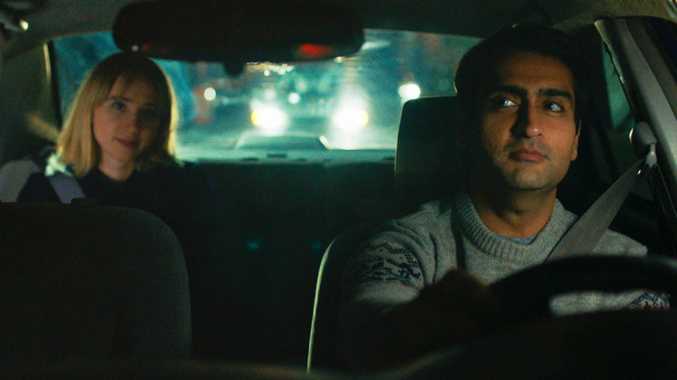 Zoe Kazan and Kumail Nanjiani in The Big Sick