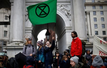 Extinction Rebellion protest in London