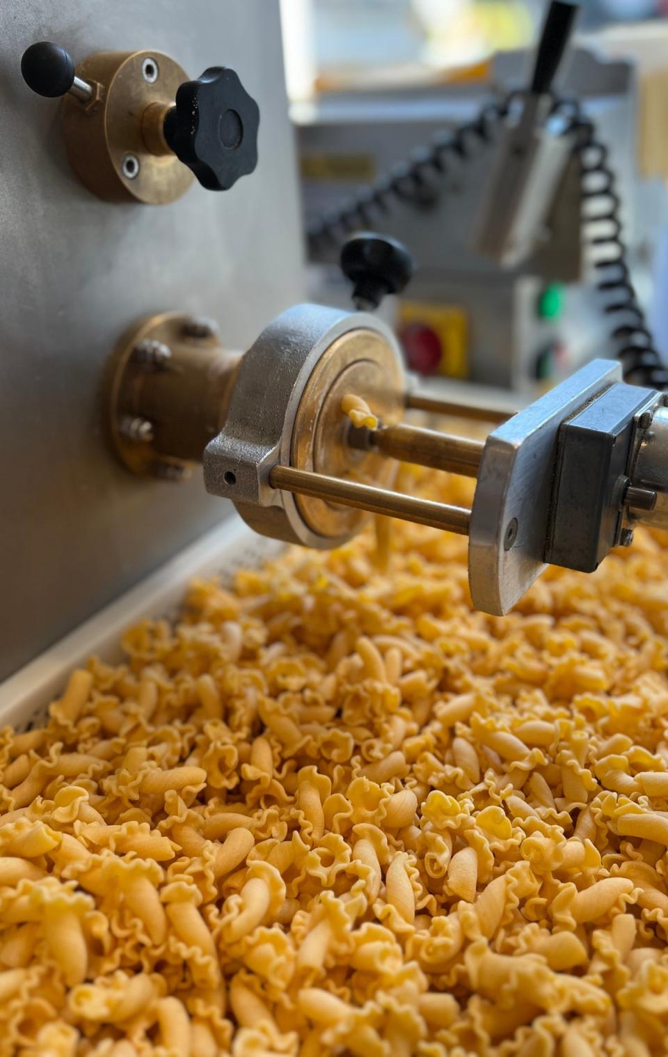 Playing up, but the machine still produces plentiful pasta (Mike Daw)