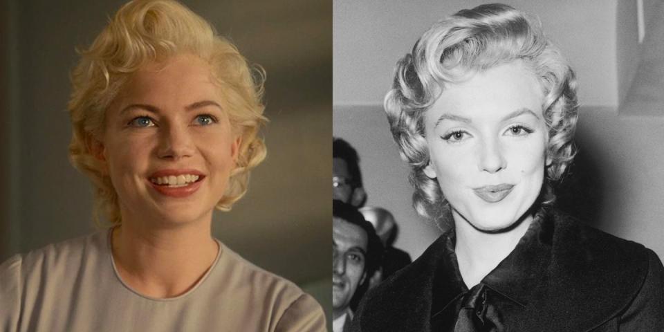 Michelle Williams as Marilyn Monroe