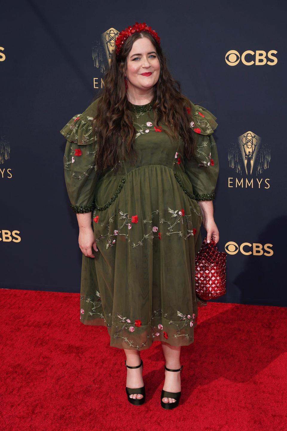 Aidy Bryant at the 2021 Emmys.