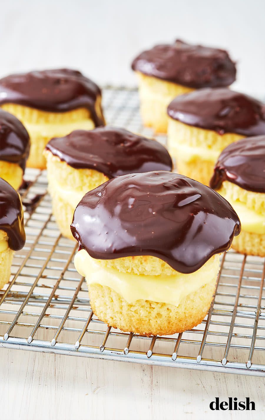 Boston Creme Cupcakes