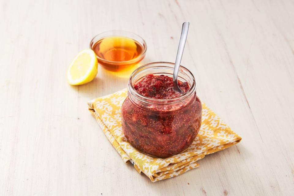 <p>Because if there's one thing you should make with fresh figs, it's a delicious jar of jam!</p><p><em><a href="https://www.delish.com/cooking/recipe-ideas/a27793748/fig-jam-recipe/" rel="nofollow noopener" target="_blank" data-ylk="slk:Get the recipe from Delish »;elm:context_link;itc:0;sec:content-canvas" class="link ">Get the recipe from Delish »</a></em></p>