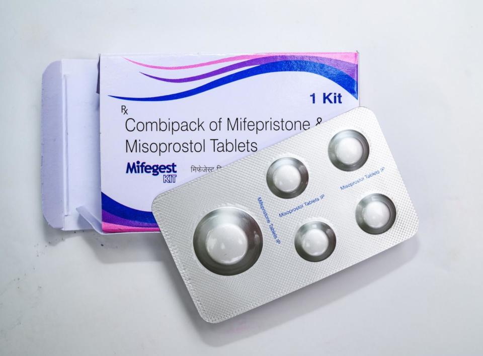 PHOTO: Mifepristone, also known as RU-486, is a medication typically used in combination with misoprostol to bring about a medical abortion during pregnancy and manage early miscarriage. (Nurphoto/NurPhoto via Getty Images, FILE)