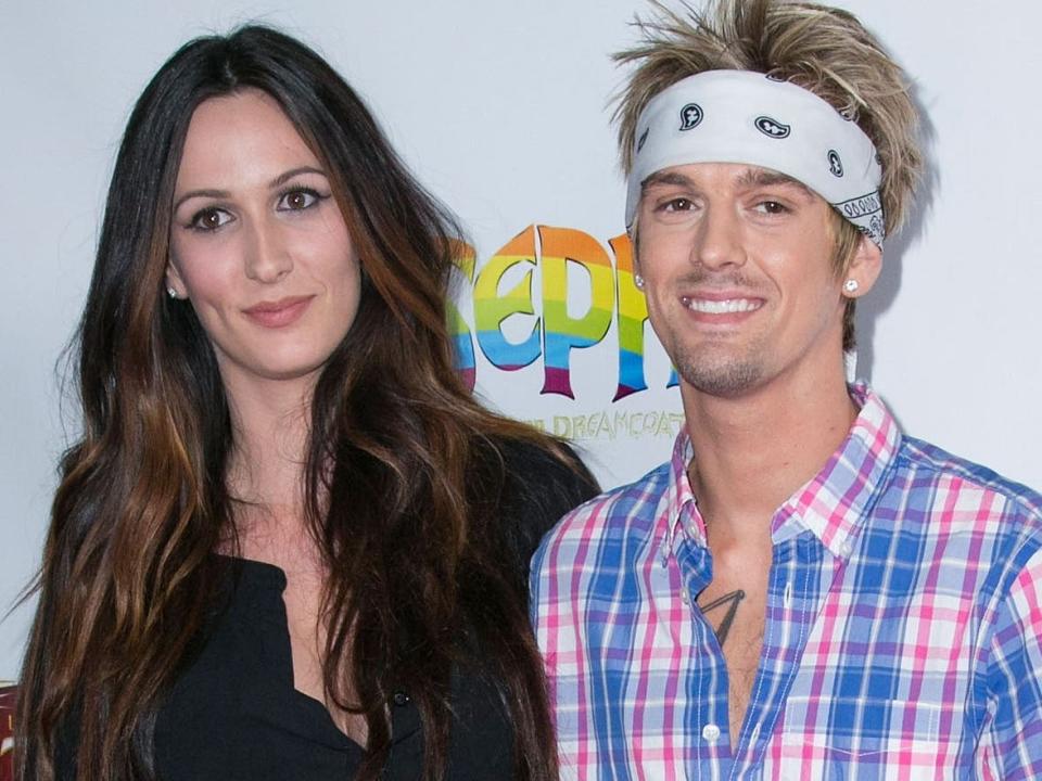 angel carter and aaron carter in june 2014