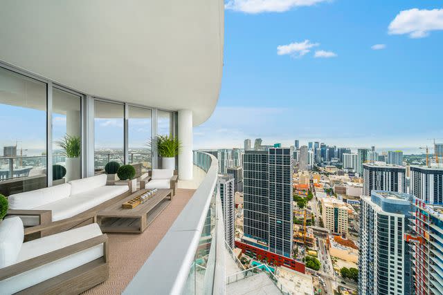 <p>Haute Living Media Group</p> Larsa Pippen's Miami penthouse for sale