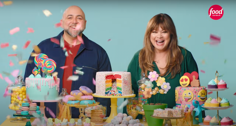 Duff Goldman and Valerie Bertinelli