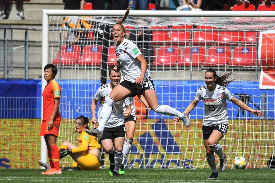 Giulia Gwinn erzielte das erste DFB-Tor bei der WM in Frankreich. (Bild: Getty Images)