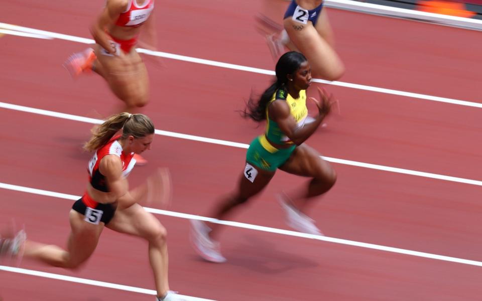 Shelly-Ann Fraser-Pryce won her heat in style - REUTERS